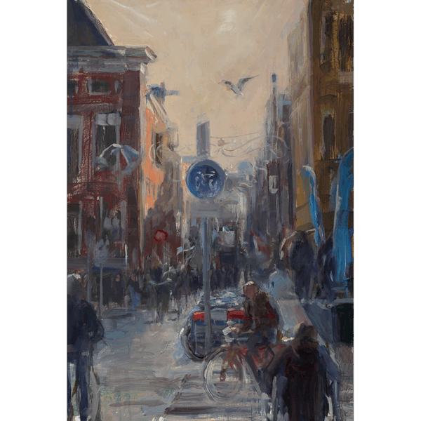 Folkingestraat (na het sluiten van de markt) 