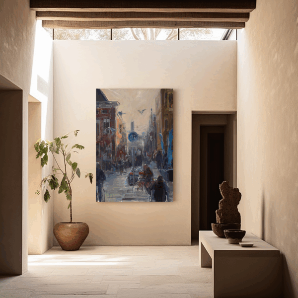 Folkingestraat (na het sluiten van de markt) 